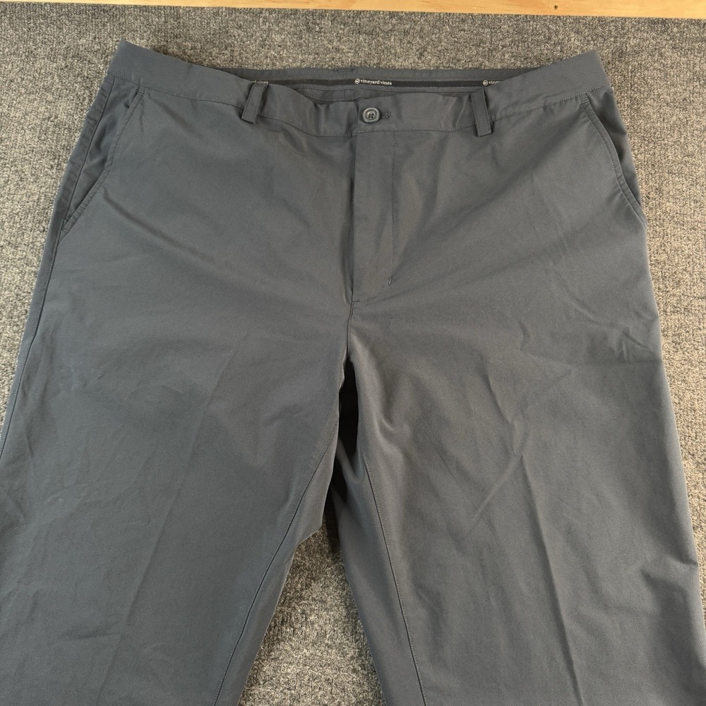 Vineyard Vines Pant Mens 40x34 Golf Performance Casual Navy Blue EUC - Picture 2 of 8